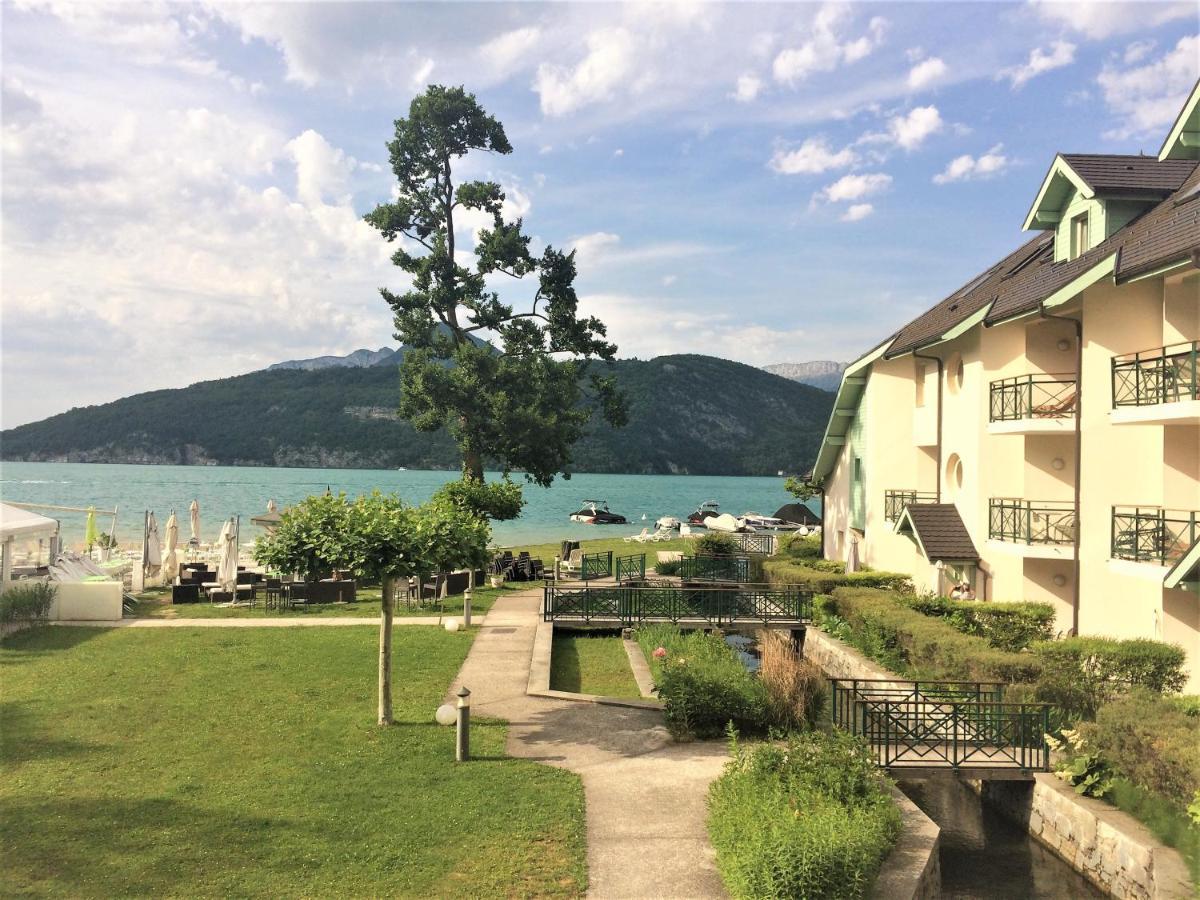 Lac Annecy Plage Privee, Duplex Baie Des Voiles Duingt Zewnętrze zdjęcie