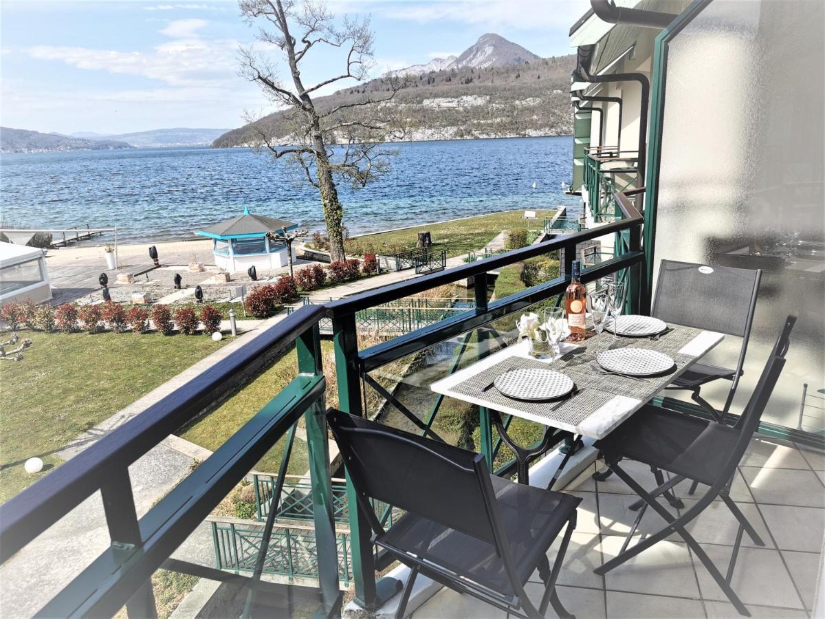 Lac Annecy Plage Privee, Duplex Baie Des Voiles Duingt Zewnętrze zdjęcie