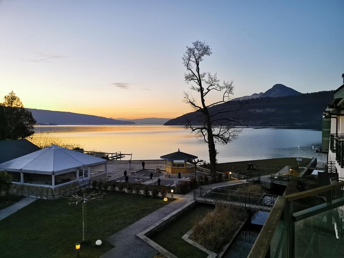Lac Annecy Plage Privee, Duplex Baie Des Voiles Duingt Zewnętrze zdjęcie