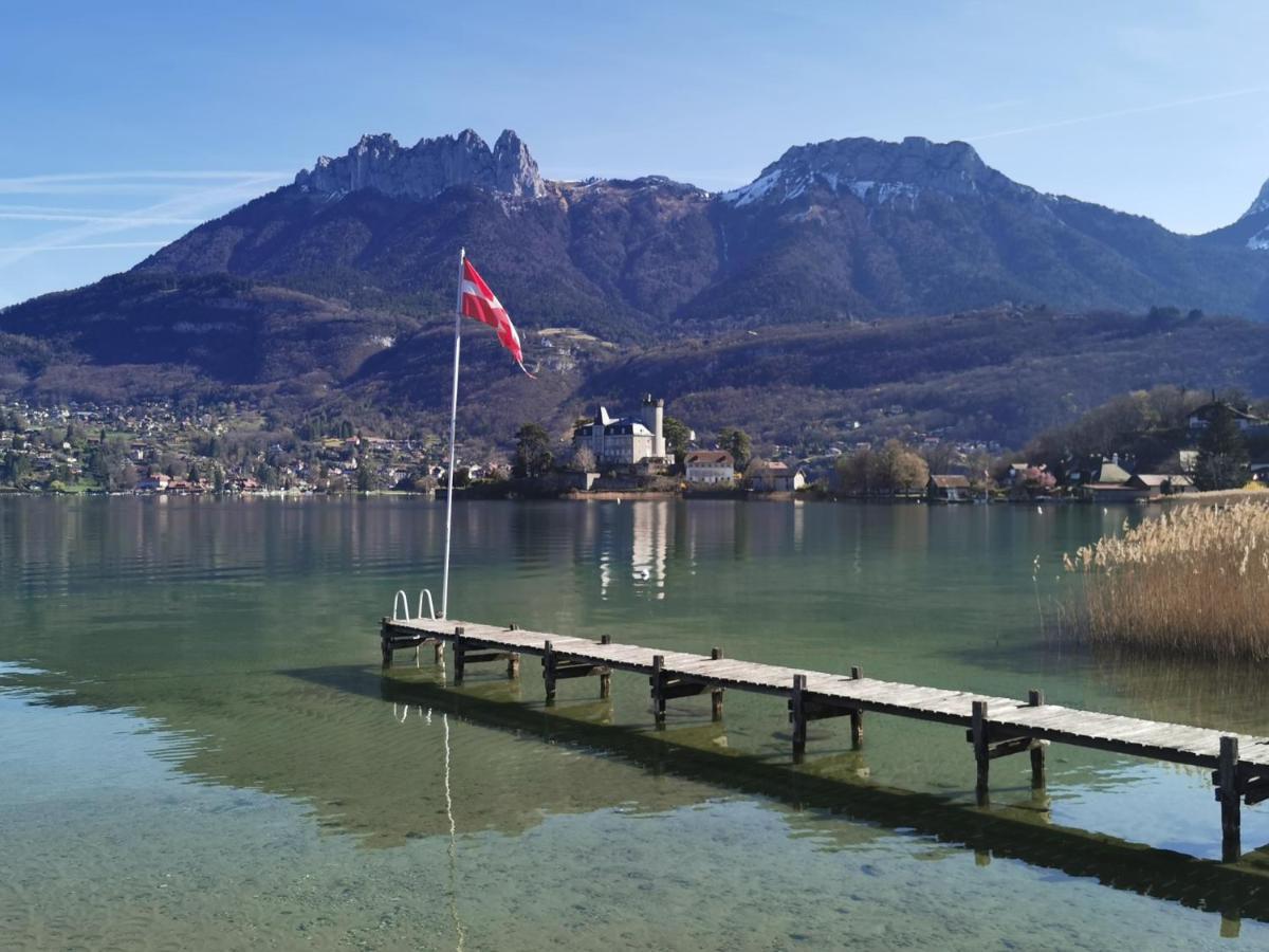Lac Annecy Plage Privee, Duplex Baie Des Voiles Duingt Zewnętrze zdjęcie