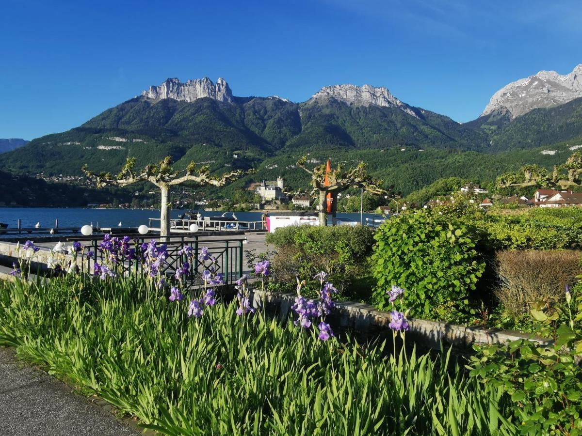 Lac Annecy Plage Privee, Duplex Baie Des Voiles Duingt Zewnętrze zdjęcie