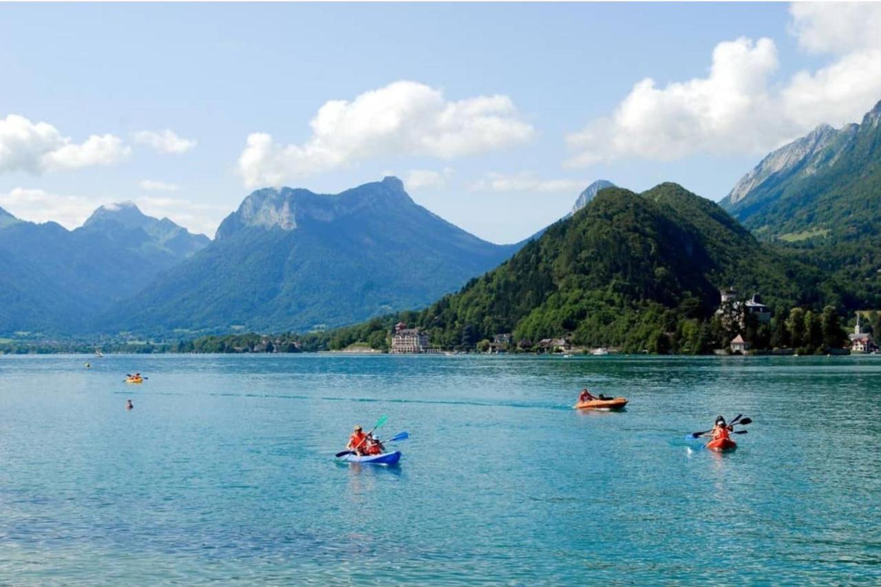 Lac Annecy Plage Privee, Duplex Baie Des Voiles Duingt Zewnętrze zdjęcie