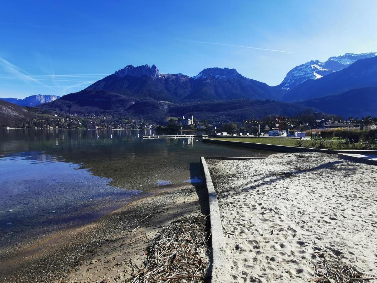 Lac Annecy Plage Privee, Duplex Baie Des Voiles Duingt Zewnętrze zdjęcie